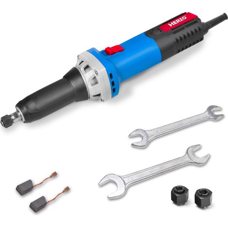 Meuleuse Droite 600W, Outil Rotatif Électrique à Vitesse Variable 10000–31000 tr/min, Pince Ø6mm/8mm, Ponceuse Polisseuse pour Bricolage, Métal, Bois et Gravure (1/5)