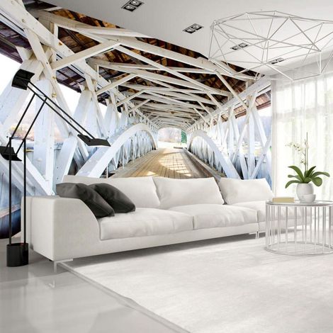 Papier peint vieux pont - 150 x 105 cm (1/4)