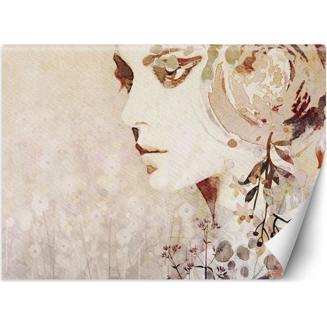 Fototapete Abstrakt Frau in Herbst 400x280 cm (1/5)