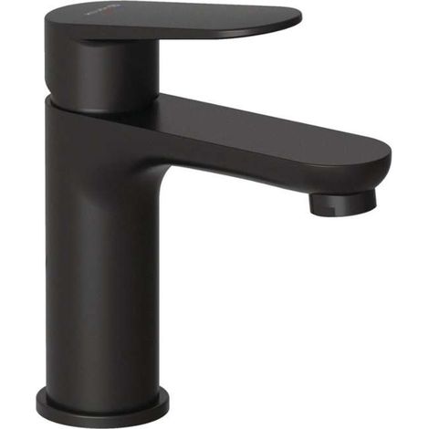 Kludi X1 - Grifo de lavabo, negro mate 322823975 (1/5)