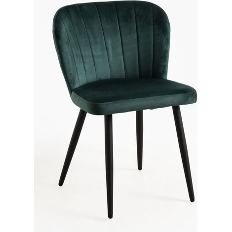Sillas Comedor - Silla Luk Terciopelo - Verde