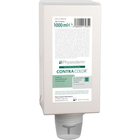 Spezialhandreiniger CONTRA COLOR Physioderm 1-L-Varioflasche