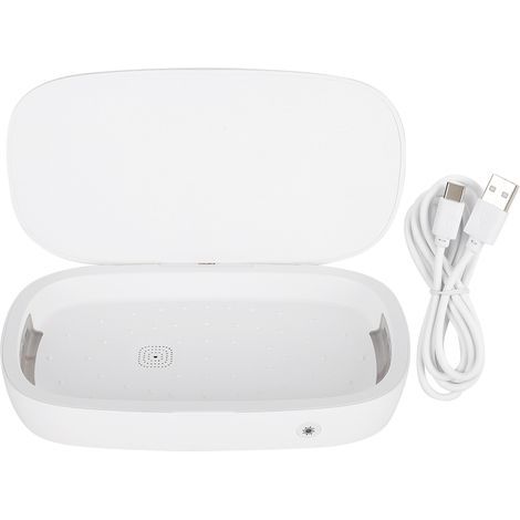 Boîte UV multifonction portable Stérilisateur Voiture Nettoyage Ultra-Violet Chargeur Sans Fil Téléphone (1/5)