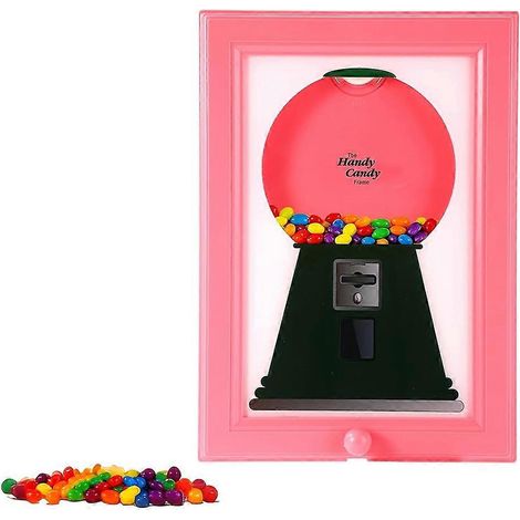 Cadre photo distributeur de bonbons, présentoir mural pour bonbons et chewing-gums, cadeau pour la décoration de la chambre (1/5)