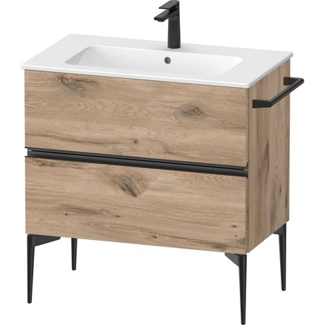 Duravit Sivida Waschtischunterbau, 2 Schubkästen, Griffleiste (1/4)