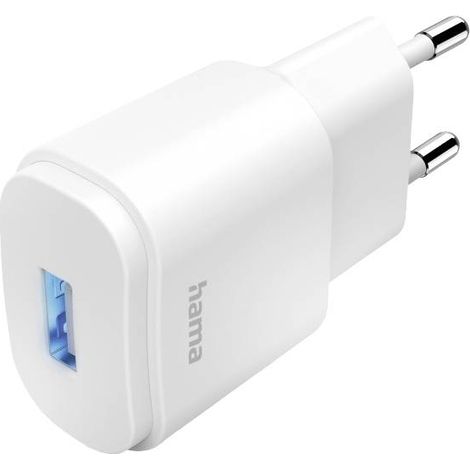 Hama Chargeur USB 6 W 1x USB-A blanc intérieure R281012 (1/2)