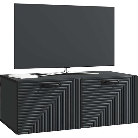 Maison Exclusive - Wandmontierter TV-Schrank Schwarz 78,5 x 41 x