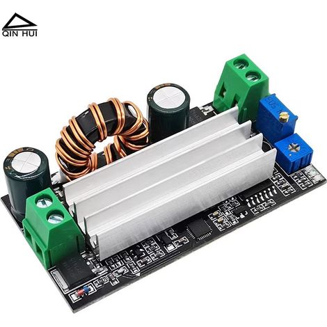 Leistungsstarkes, einstellbares Konstantspannungs- und Konstantstrom-Abwärts-/Aufwärtswandlermodul für Batterien, Lithiumbatterien, Kondensatoren und Ladegeräte. (1/4)