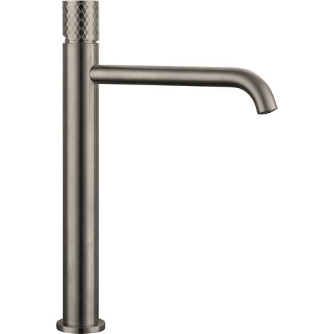 Grifo de Lavabo de Caño Alto Modelo HELIOS Fabricado en Niquel PVD Monomando Acabado en Niquel Pvd (1/2)