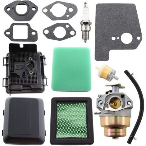 Carburateur avec filtre à air, couvercle de filtre à air, kit pour tondeuse à gazon GC135, GC160, GCV160, GCV190, remplace 17231-ZM0-040 HRB216 HRR216 HRS216 HRT216 (1/4)