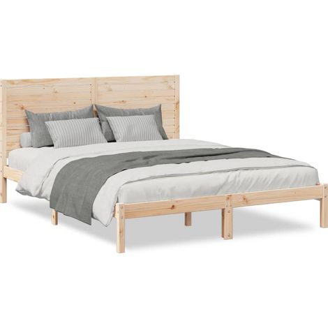Maison Exclusive - Giroletto Extra Lungo senza Materasso 140x210 cm Legno Massello