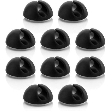 10x Organisateur de câbles - Serre-câbles, support de câbles, guidage et fixation de câbles, organis (1/5)