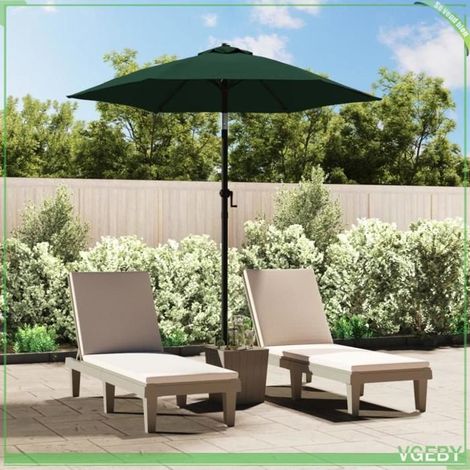 Parasol - FAFEICY - 47205 - 200x224 cm - Manivelle inclinable - Mât aluminium (1/5)
