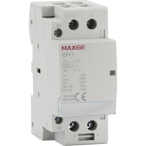 Contacteur MAXGE 2P-63A-230V AC 2NO