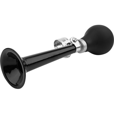 5,6 cm (2,2 Zoll) tragbare Fahrradhupe mit Druckring, schwarz (1/5)