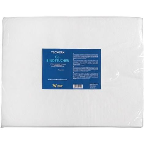 TECWERK Ölbindetücher L.40cm B.50cm S.0,5cm 10x20 Tü.Krt.TECWERK