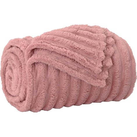 Coperta Rosa 150 x 130 cm Panno vidaXL