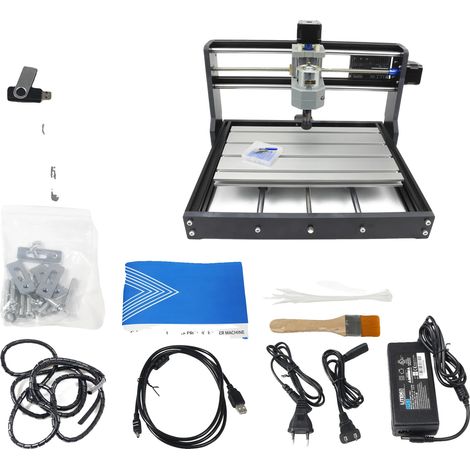 Machine de gravure laser CNC, contrôleur hors ligne, support 3 axes, 3018 pro (1/2)