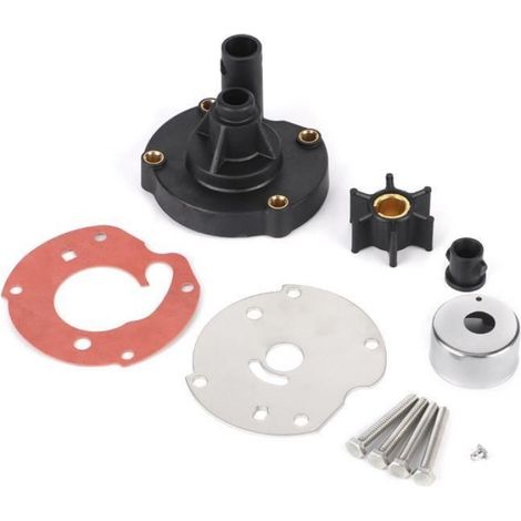 DEX 391391 Kit de réparation de turbine de pompe à eau pour moteur hors‑bord Evinrude Johnson OMC 5.5 6 7.5 HP 763758 7429604596284 (1/4)