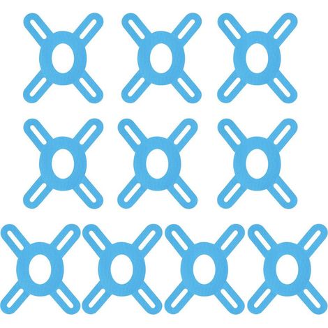 10 cerotti kinesiologici pretagliati per il ginocchio, tutore elastico sportivo per il ginocchio, utilizzati per stabilizzare e sostenere l'articolazione del ginocchio, blu. (1/5)