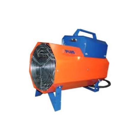 Canon à air chaud 6,6 / 10 kW Tri 400V – Thermostat intégré – Sécurité surchauffe – Pour chantiers humides et locaux sensibles – S Plus (1/2)