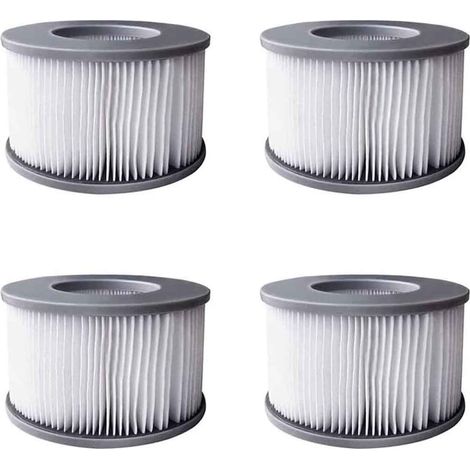 Ensemble de filtres 4 pièces pour piscine/jacuzzi gonflable MSpa (1/4)