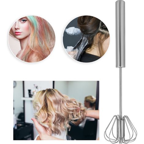 Professioneller Handmixer für Haarfarben, Edelstahlmixer für Cremes und Haartönungen (1/5)
