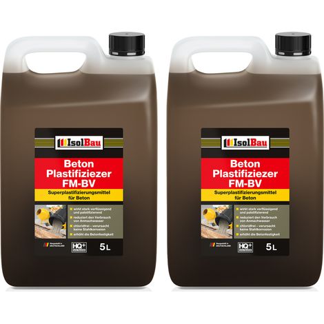 Plastifiant pour béton IsolBau FM-BV 10L (1/5)