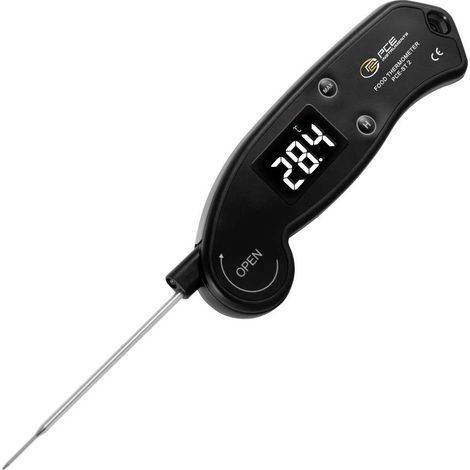 PCE Instruments PCE-ST 2 Sonda di temperatura 0 - 200 °C con sensore di immersione/penetrazione, in pochi secondi (1/5)