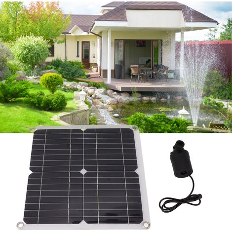 Kit de bomba de agua solar EcoFlow: panel de 50 W + bomba de 22 W, caja de baterías y temporizador de 12 V CC. (1/5)