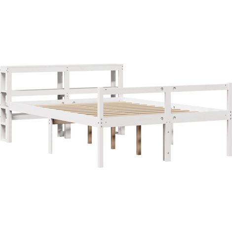 Lit pour personne âgée avec tête de lit sans matelas 140x200 cm vidaXL (1/5)