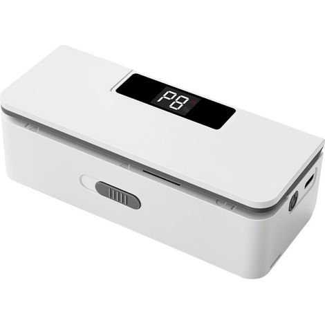 Mini Sellador De Bolsas - 11 Cm Ancho De Sellado - 8 Niveles De Temperatura - Display Led - Recargable Por Usb-C - Para Alimentos (1/5)
