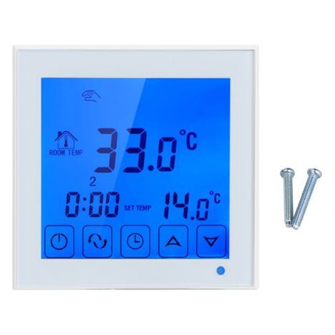 Thermostat de chauffage électrique domestique, régulateur de température, thermorégulateur, 200 240V (1/5)
