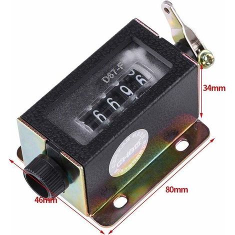 Mini mechanischer manueller Zähler, 5-stelliger Arithmometer (1/4)