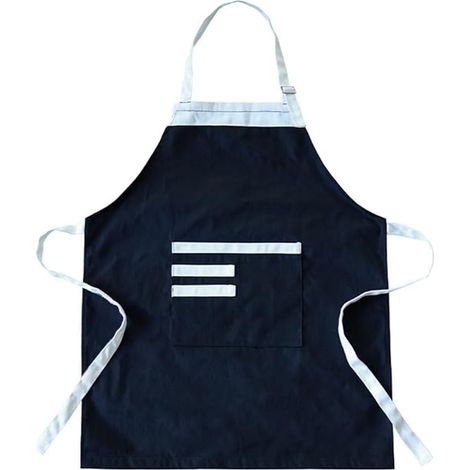 Tablier de style nordique pour la restauration, commercial, magasin de thé au lait, café, vêtements de travail de cuisine à domicile, tablier unisexe (1/5)