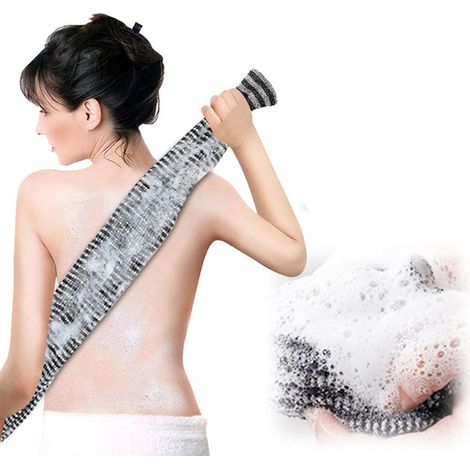 Serviette exfoliante, brosse douce pour le dos, convient aux peaux sensibles et rugueuses, (30 pièces) (1/4)
