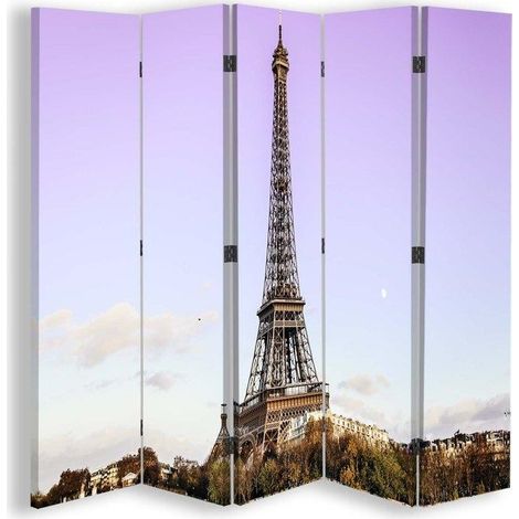 Paravento bilaterale 360, Torre Eiffel contro il cielo - 180x170 (1/5)