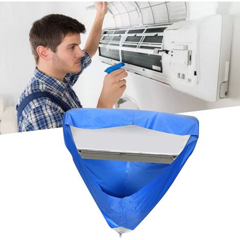 Housse de Protection en Forme d'Entonnoir pour Nettoyage de Climatiseur - Modèle Q533 Petit sans Tube