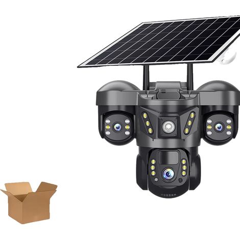 Cámara de seguridad, conectividad 4G, alimentación solar, cámara 4G sin tarjeta SIM (1/2)