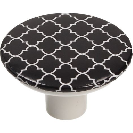 Pomello GX01, bianco, nero trifoglio marocchino (1/3)