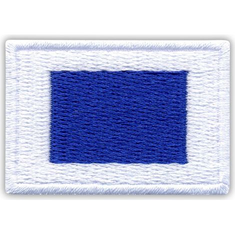 Sierra-Flagge zum Aufnähen – Gestickter Aufnäher/Abzeichen/Emblem