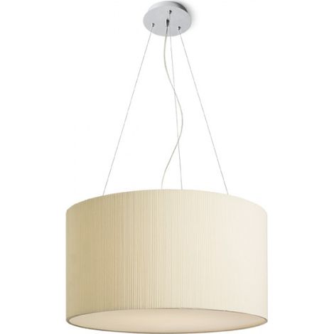 Lampadario Lampada LALO 55 a sospensione bianco crema opaco 230V E27 3x42W