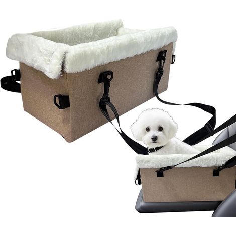 Console centrale, siège de voiture pour chien, console centrale, fermeture de sécurité, combinaison de barre structurelle, coussin de siège pour animaux de compagnie, SUV, camion, petit (1/5)