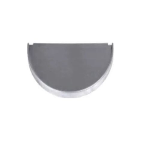 Talón de zinc para canalón, diámetro 33