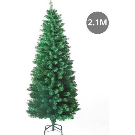 Árbol de navidad artificial tipo lápiz Bousso 2,1M 750 ramas (1/5)