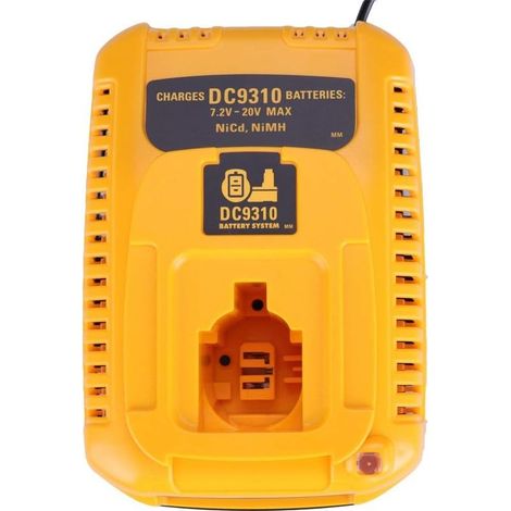 Chargeurs DC9310 DW9116 pour Dewalt 7.2V-20V Chargeur de Batterie Ni-CD & Ni-MH Batteries DC9096/DC9098/DC9099/DW9099/DE9095/DC9091 (1/5)