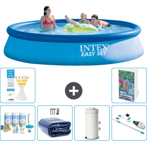 Intex Piscina Easy Set Rotonda - 396x84 cm - 7-pezzi  S136