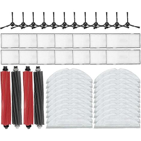 Filtre pour aspirateur brosse pour aspirateur Filtre de brosse pour aspirateur filtre de Roborock S8 / S8+ Plus Aspirateur Main Roller Side Brosse HEPA Filtre Serpillière Cloth de remplacement Accesso (1/5)
