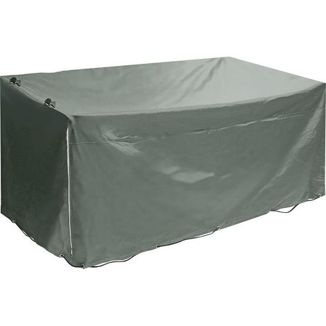 Wasserdichte Anhängerabdeckung 210 x 115 x 90 cm – 420D Oxford-Gewebe mit PVC-Beschichtung – Wetter- und UV-Schutz – Einfache Montage mit 6 m Seil (1/5)