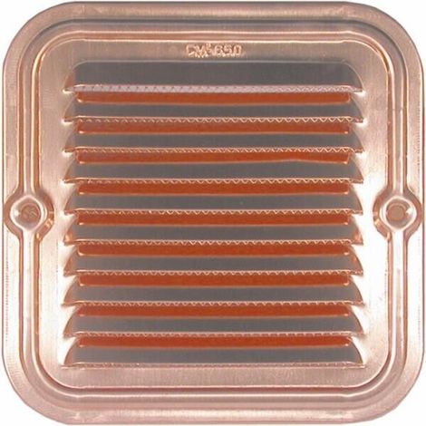 griglia di aerazione quadra in rame mm 230x230